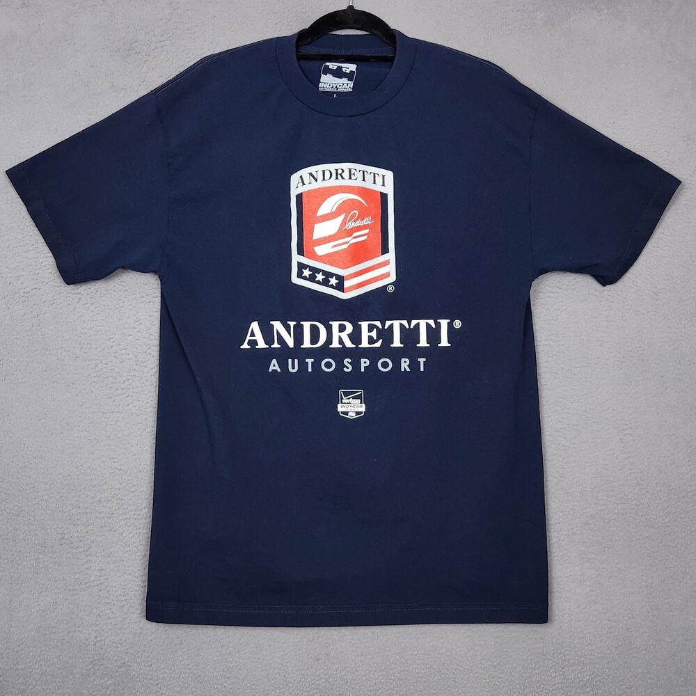 IndyCar Authentic Shirt Mens Large Blue Andretti Autosport Hunter-Reay 28